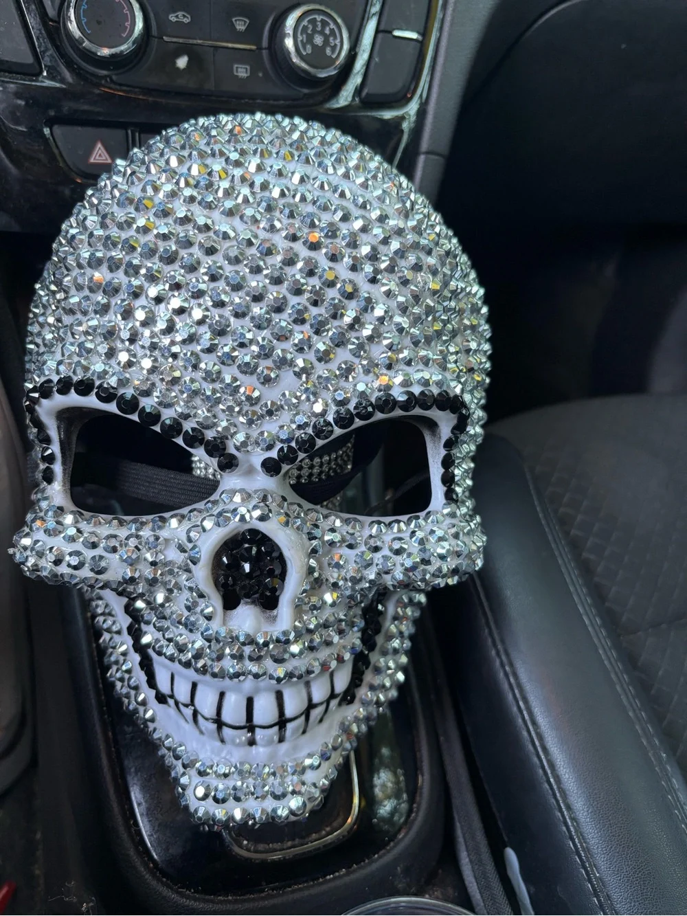 Sparkling Skull Halloween Mask
